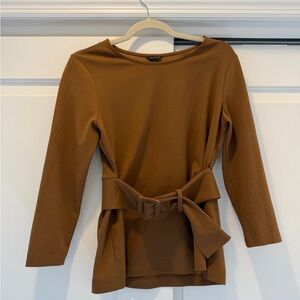 Ann Taylor Camel Brown Top